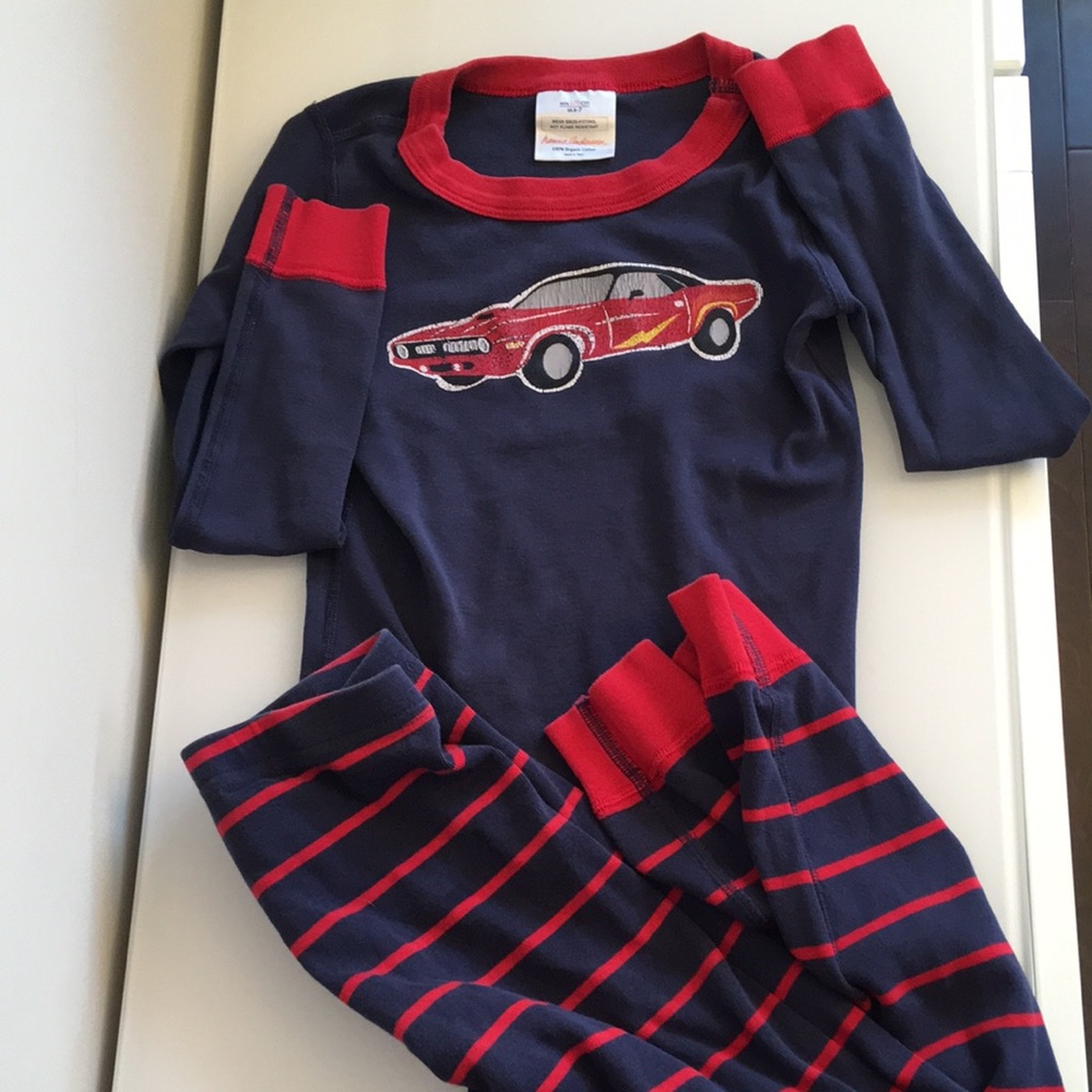 Hanna Andersson long pajamas 120 car